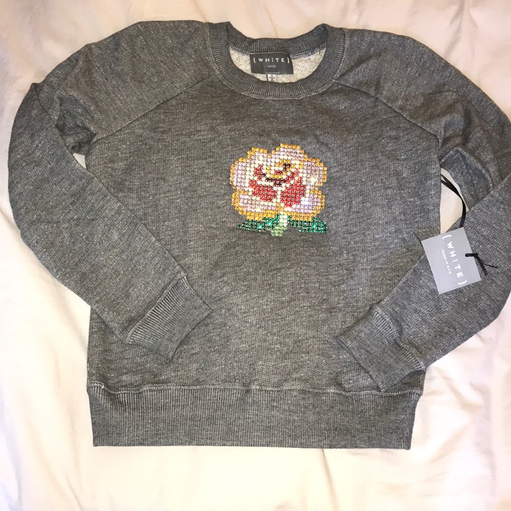 Crystal Flower Sweatshirt